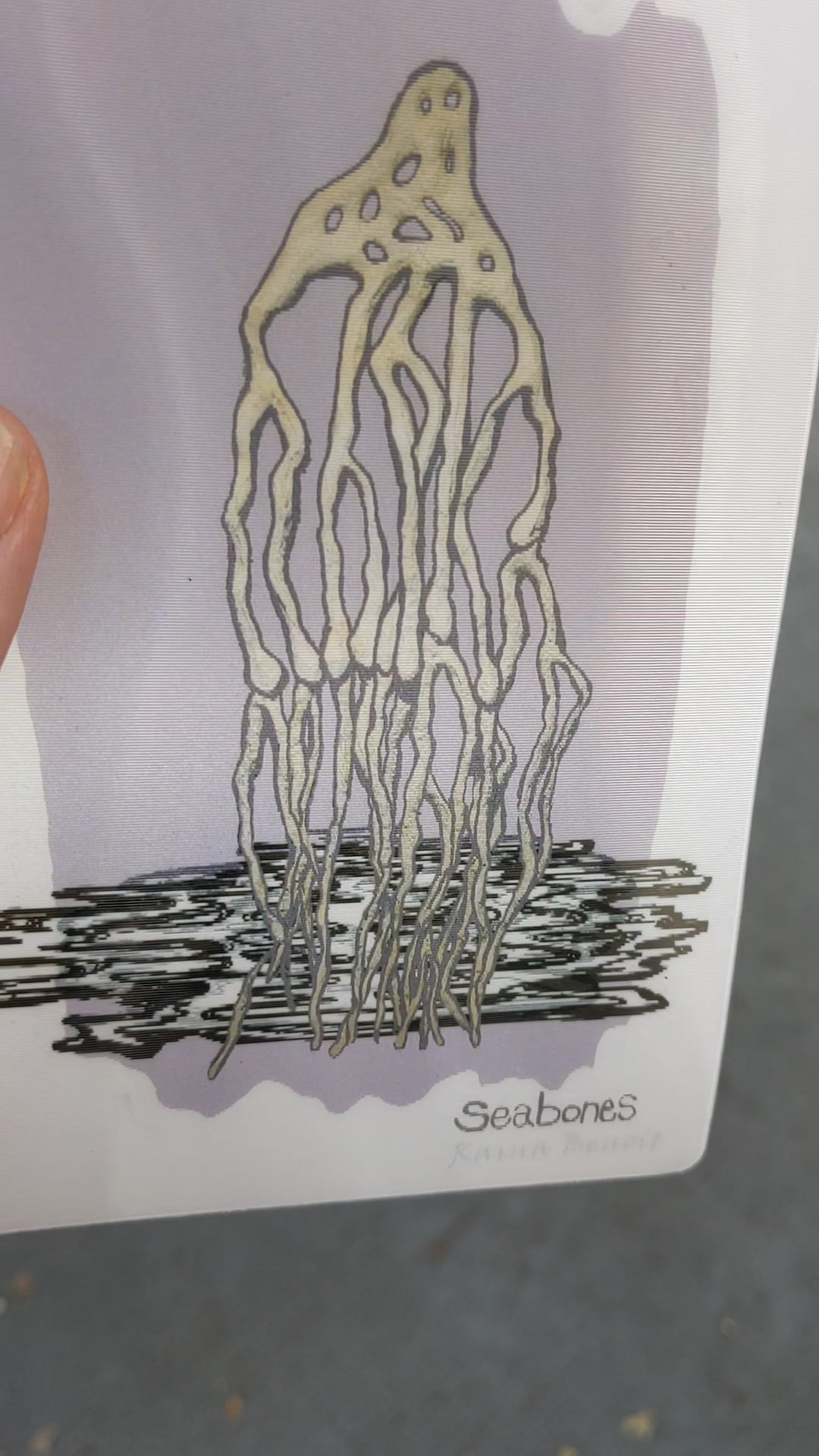 Sea Bones Lenticular Card