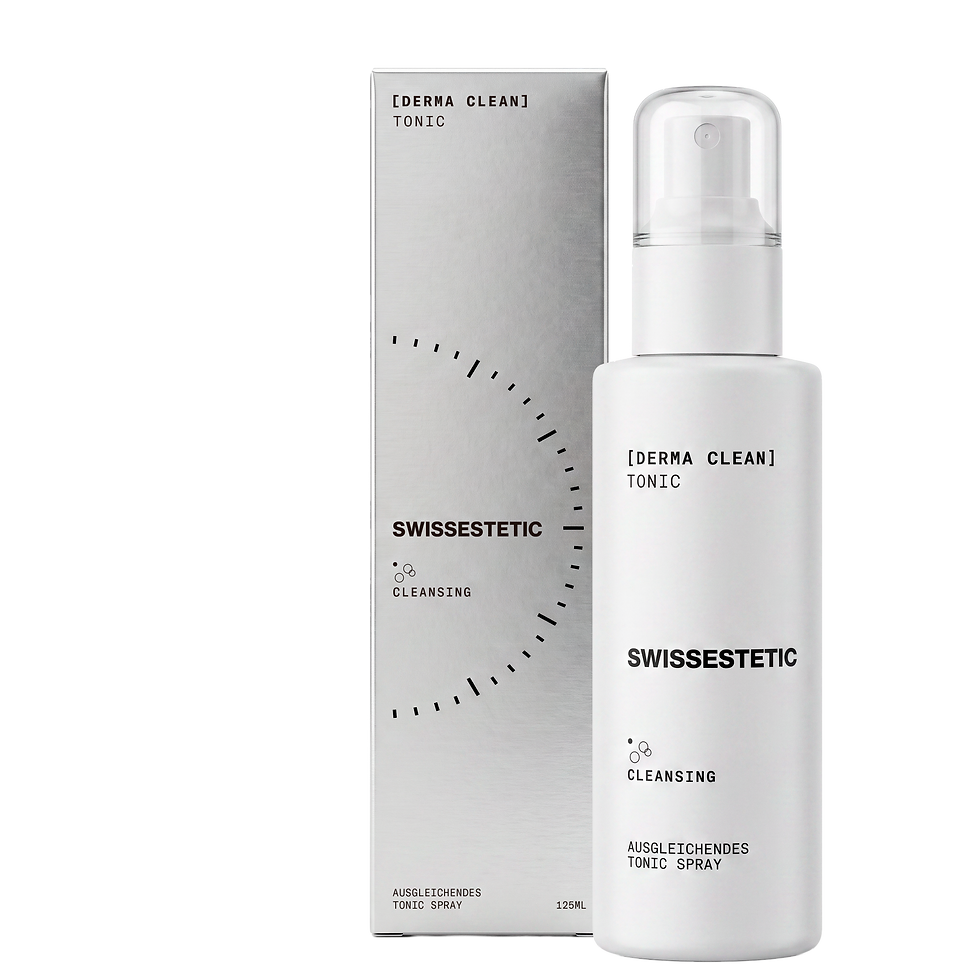 DERMA CLEAN TONIC von swissestetic mit Produktverpackung