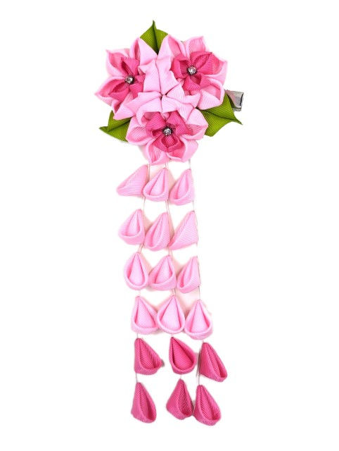 pink kanzashi