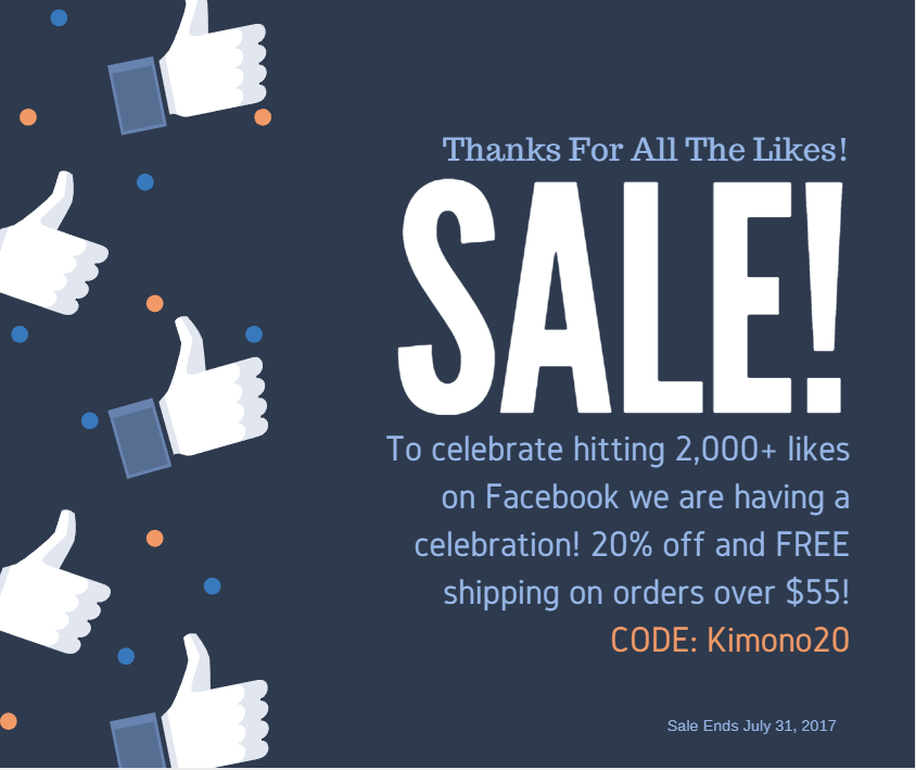 Buy Kimono Sale Code