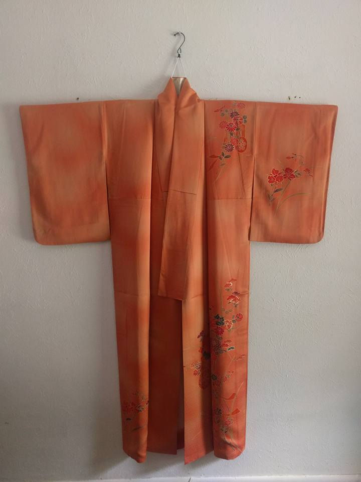 Thumbnail: Orange Japanese Kimono