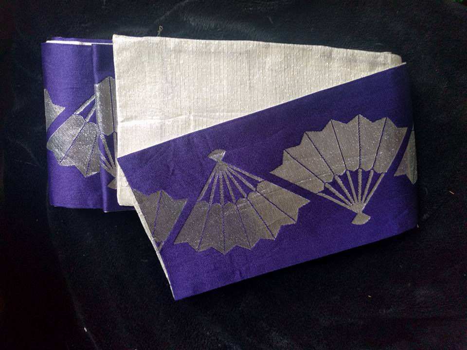 Thumbnail: Purple Odori Japanese Obi