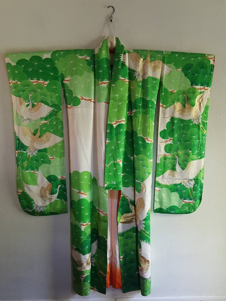 Thumbnail: Japanese Furisode Kimono