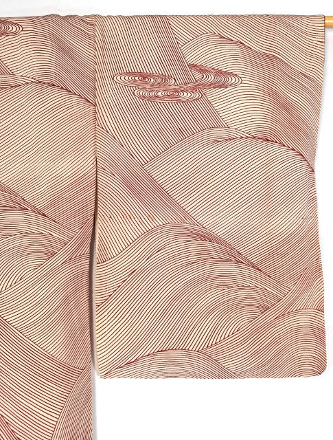 red and white kimono