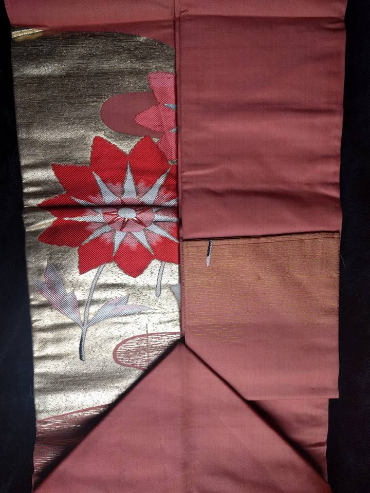 Thumbnail: Floral Japanese Nagoya Obi For Sale