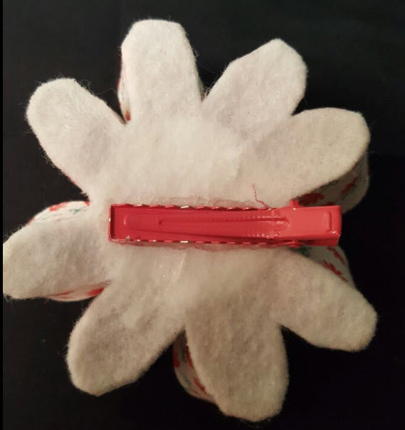 Thumbnail: EX-Large Print Floral Kanzashi