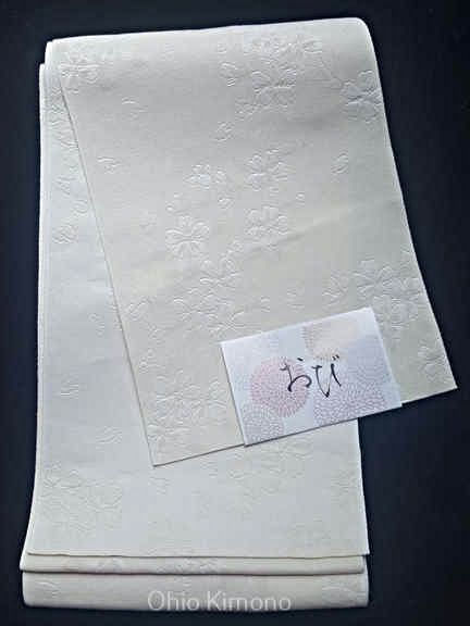 hanhaba obi for yukata kimono