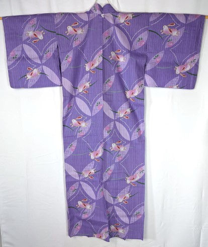 purple yukata