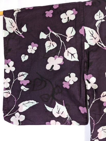 purple yukata