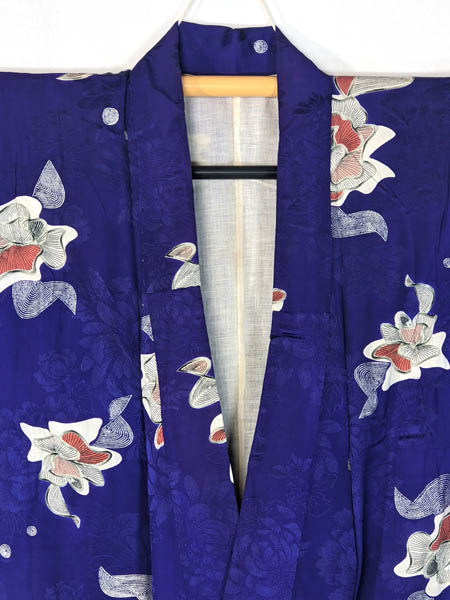 blue japanese kimono