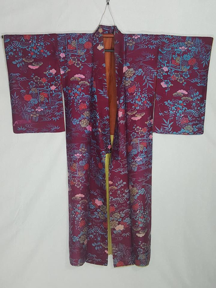 Ohio Kimono | Antique Purple Japanese Kimono