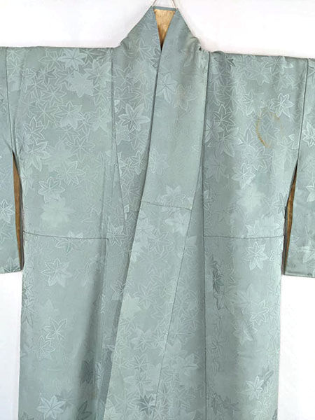 Thumbnail: silk iromuji kimono seaform green