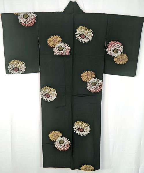 green japanese kimono