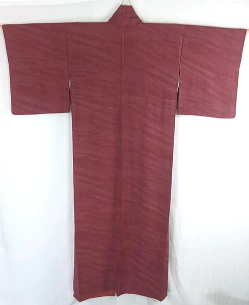 rose pink vintage Japanese kimono