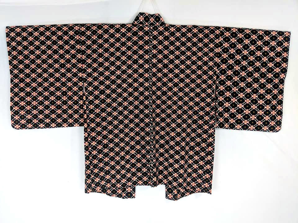 black and white haori