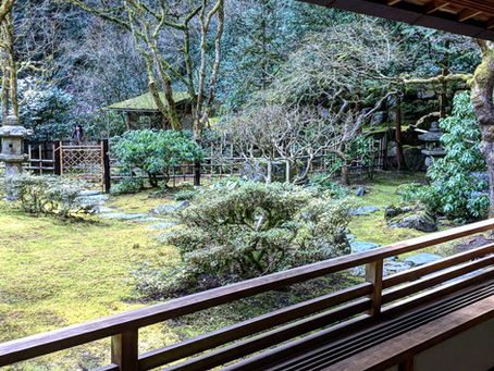 We visited the Portland Japanese Gardens