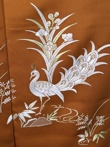 orange tsukesage kimono