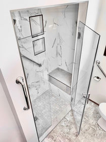 Tile Shower installation, professional tiling company, Russell-Binscarth MB