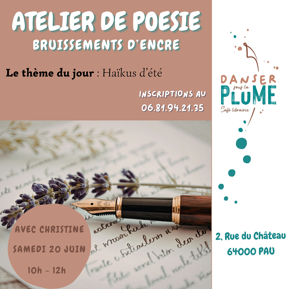 Atelier de poésie Bruissements d'Encre