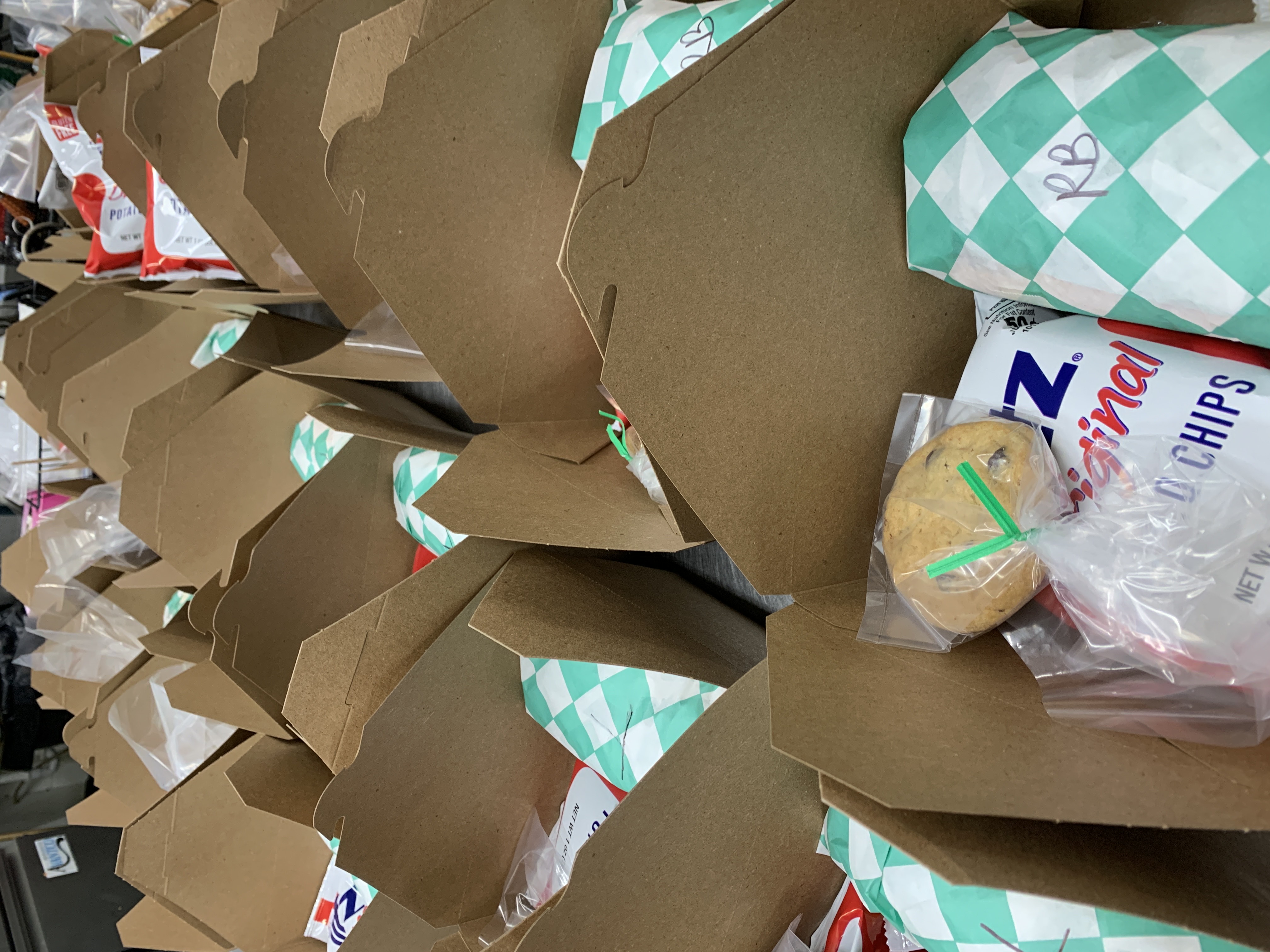 Arranged Food and Objects