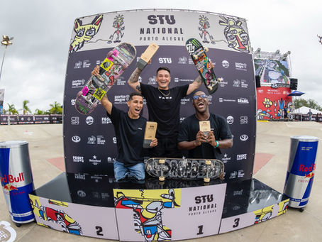 Em histórico pódio ‘9 Gang’, Felipe Nunes é campeão da etapa de Porto Alegre do Circuito Transpetro STU de Paraskate