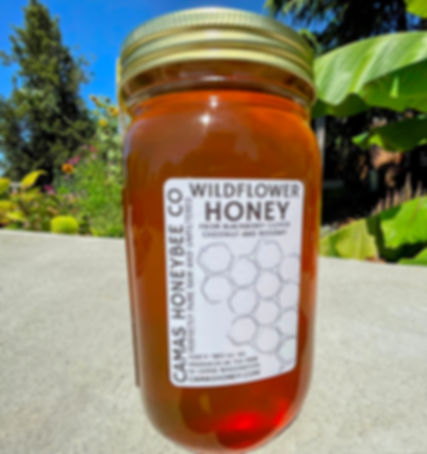 Wildflower Honey 42 oz wt.  (2lb 10oz) - Pure, Unfiltered
