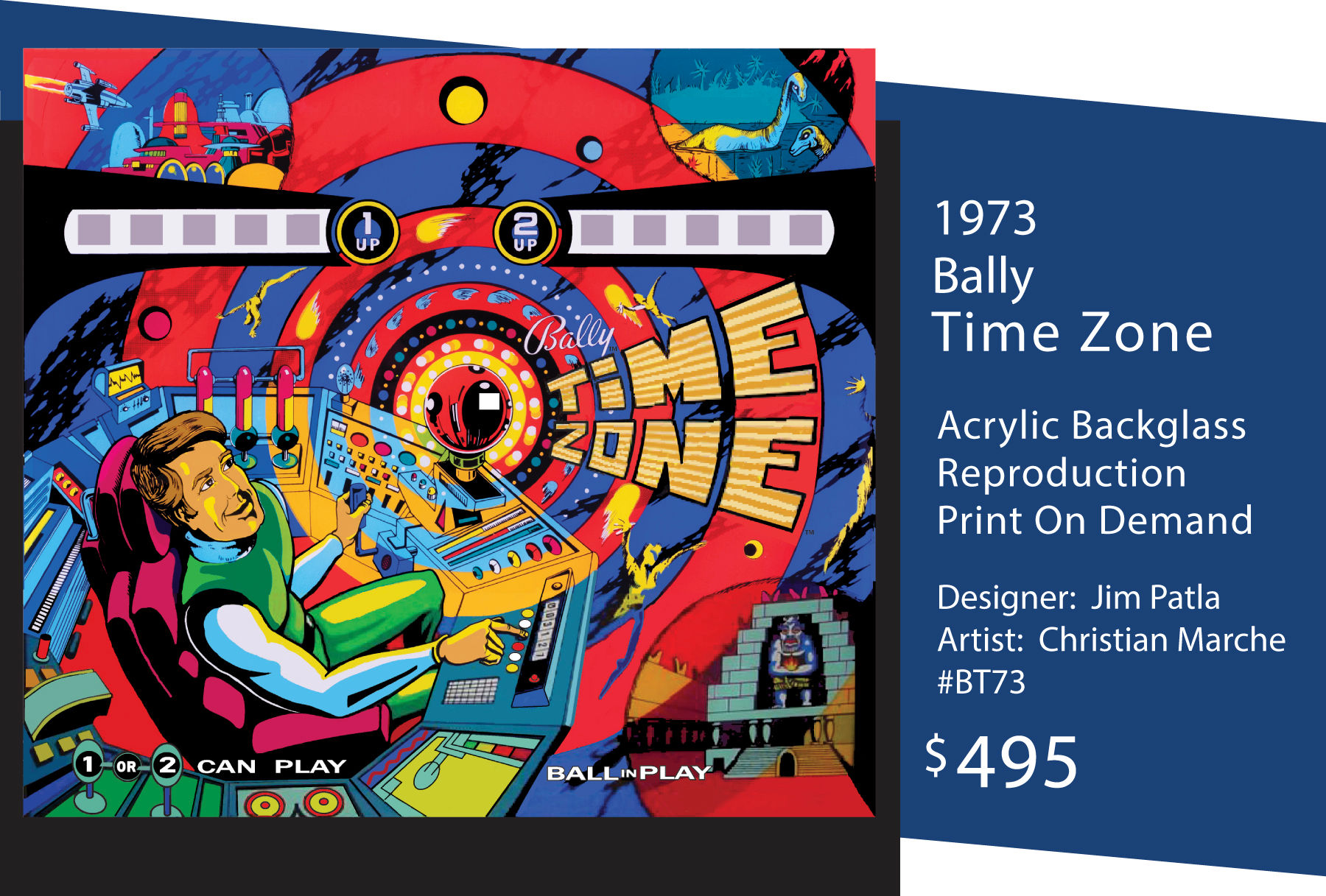 Time Zone 1973 Bally #BT73