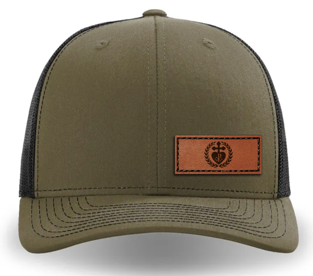 Little Sacred Heart - Leather Patch Trucker Cap