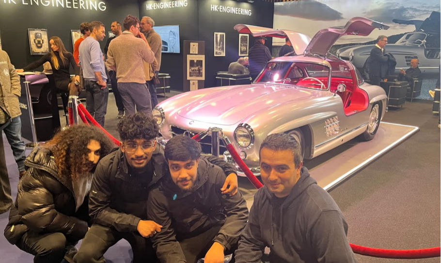 Sortie scolaire au salon Rétromobile 2026 à Paris avec la classe des TRC (29/01/2026) "Filière carrosserie"