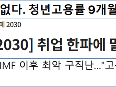 대한민국 국가위기 - The Apex Global Korea 역할론 대두