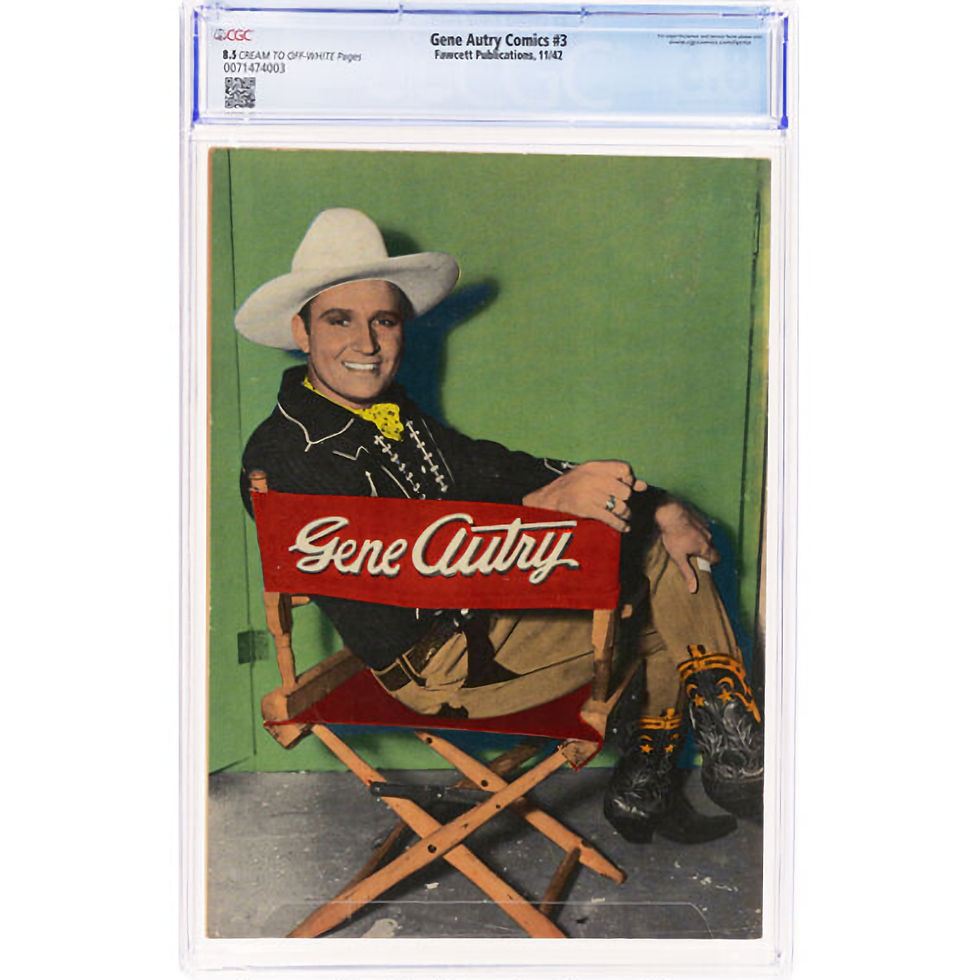 Gene Autry # 3 8.5 cgc