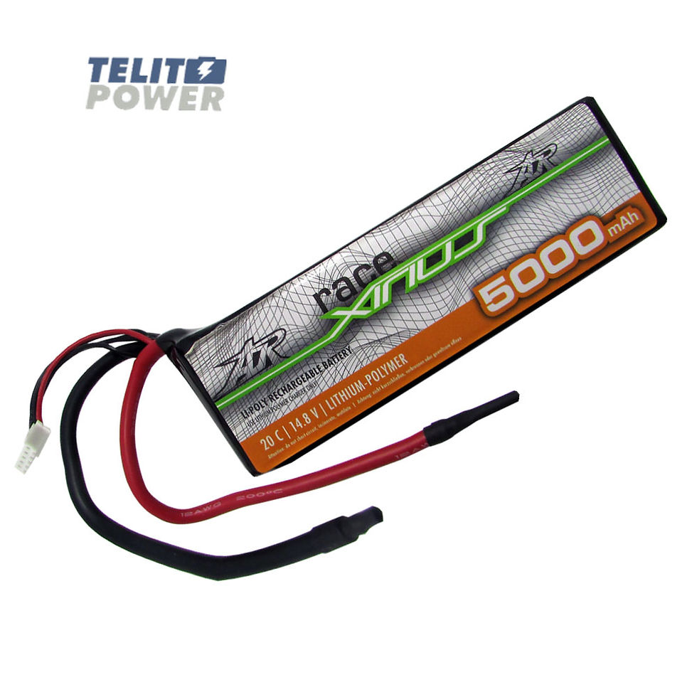Thumbnail: Baterija Li-Po 14.8V 5000mAh 20C za dron Race  XINUS