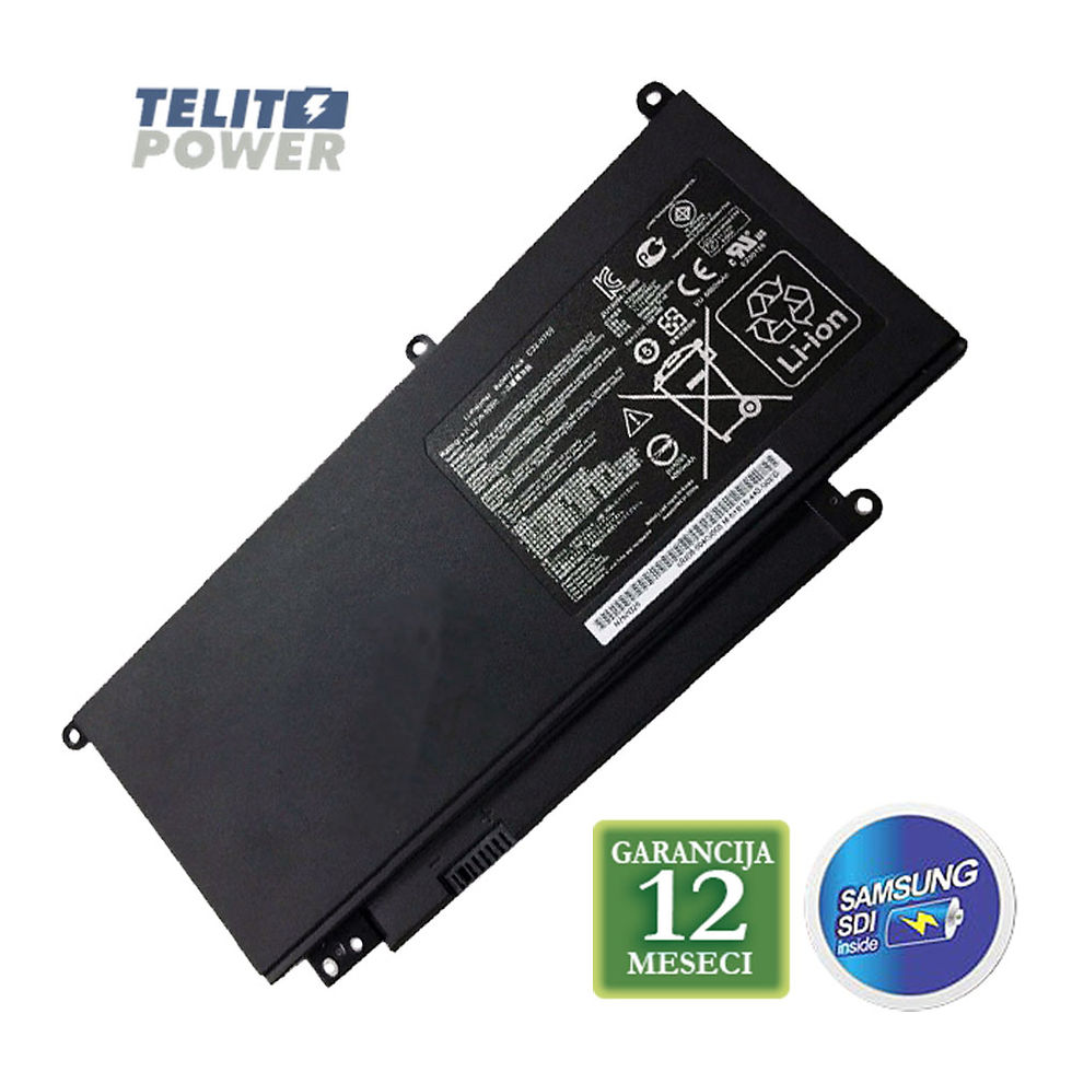 Thumbnail: Baterija za laptop ASUS N750  C32-N750 11.V 69Wh