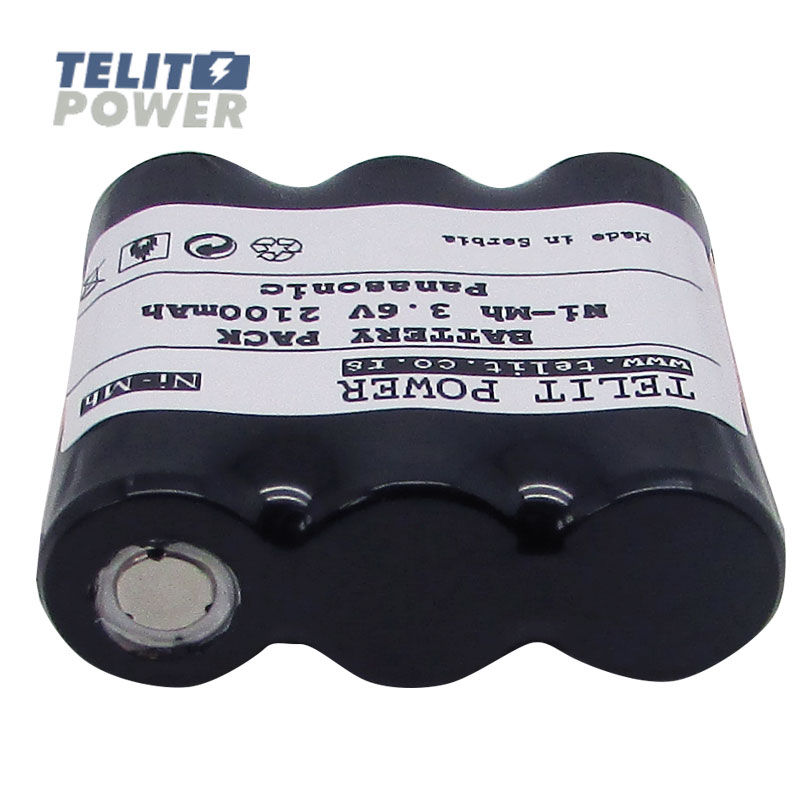 Thumbnail: Baterija NiMH 3.6V 2100mAh Panasonic za TELETRONIK TSM2002