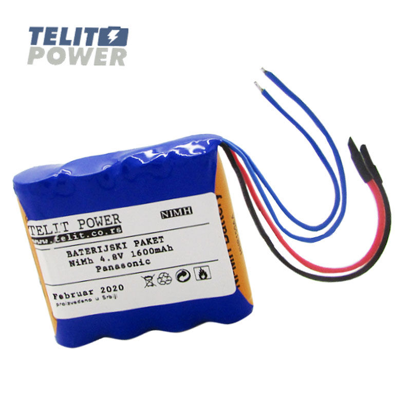 Thumbnail: Baterija NiMH 4.8V 1600mAh  za COMPACT TEST COMPUTER VDO CTC II