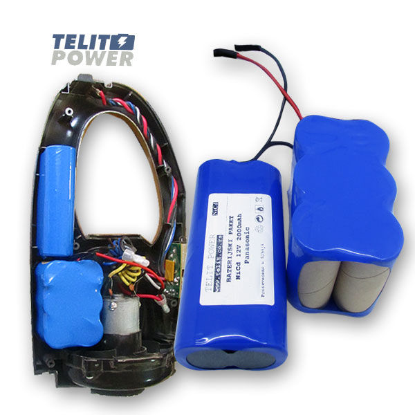 Thumbnail: Baterija NiCd 12V 2000mAh Panasonic za TURBOHANDY 2 u 1 Zepter usisivač PWC-400