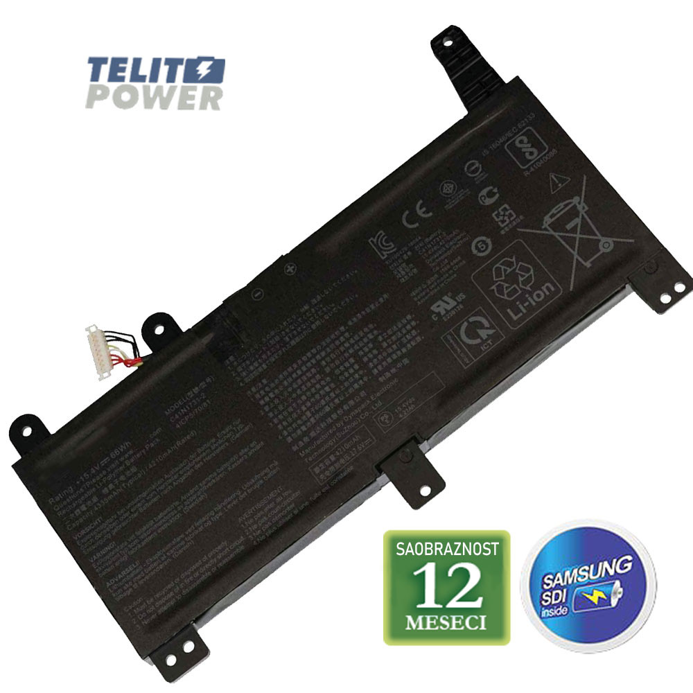 Baterija za laptop ASUS G531 / C41N1731-2  15.4V 66Wh