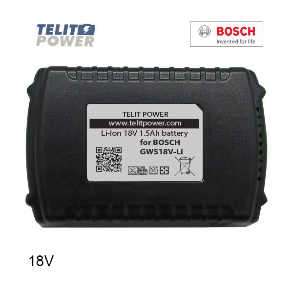 Thumbnail: BOSCH GWS 18V-Li  18V 1.5Ah