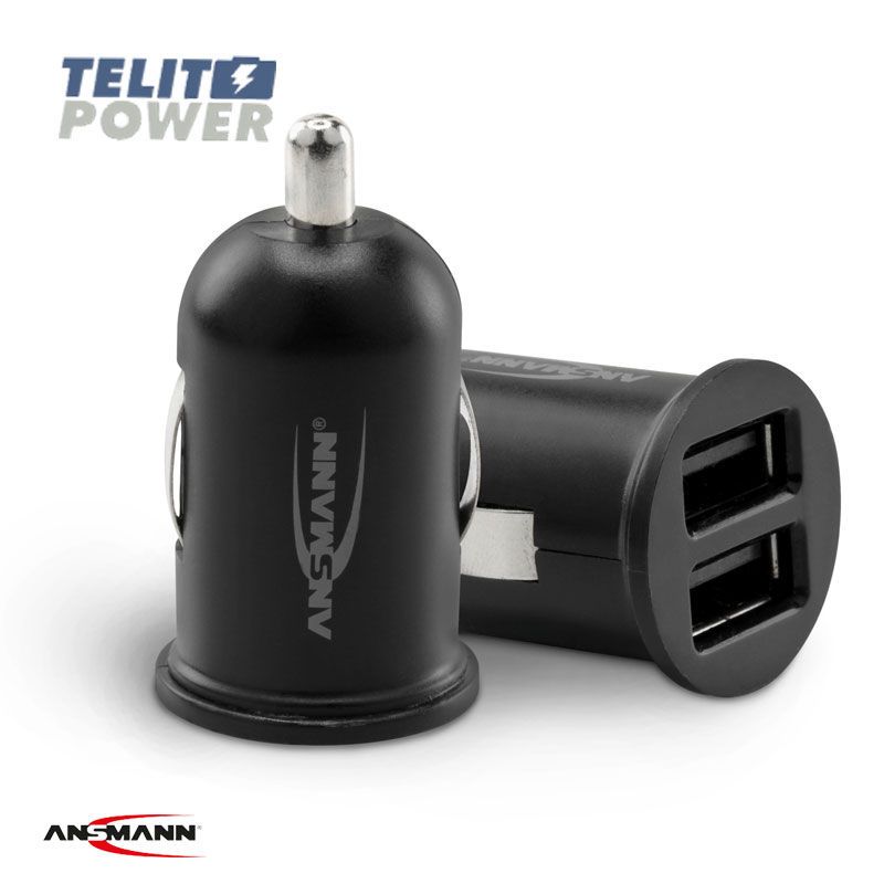 Thumbnail: Auto punjač USB punjač  224 - ANSMANN 2.4A