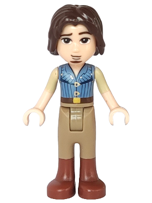 LEGO dp007 Flynn Rider (Light Nougat) - Mini Doll, Sand Blue Vest Used