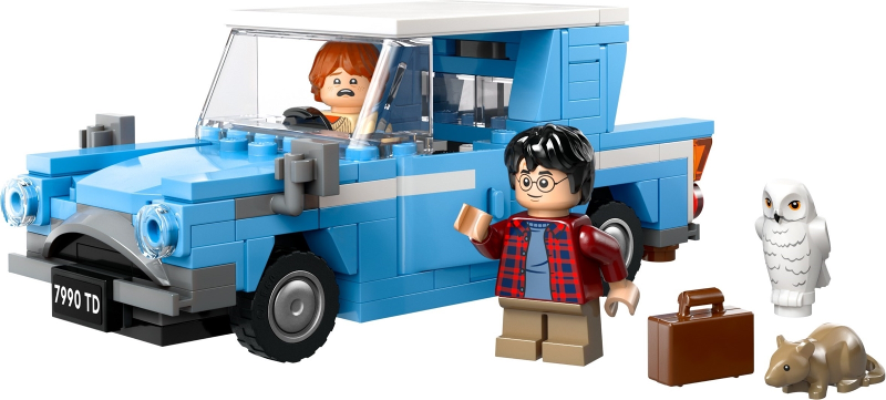 LEGO 76424 Flying Ford Anglia 100% complete with box