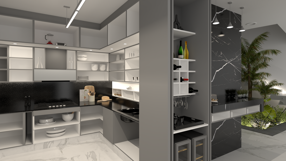 Cocina sin puertas 2
