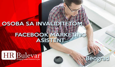 Osoba sa invaliditetom | Facebook marketing asistent | Beograd