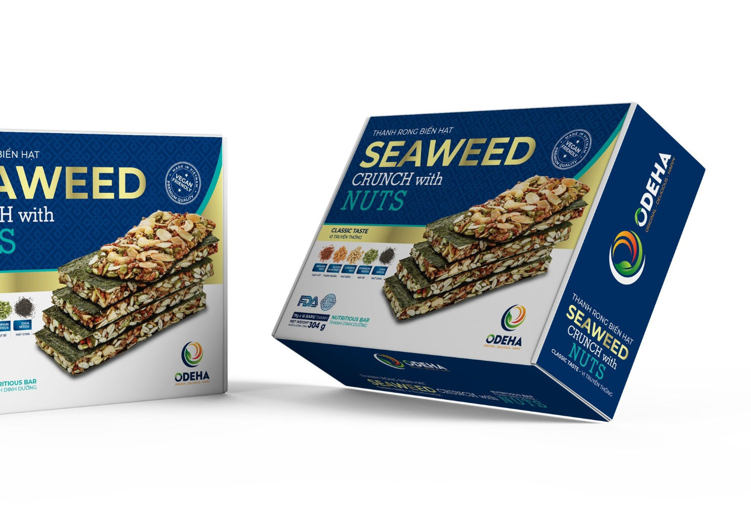 ODEHA Seaweed Granola Bar - Classcic Box