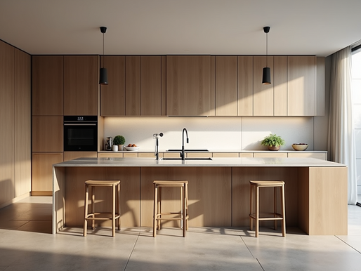 Renovated kitchen featuring personalized cabinetry, stainless steel appliances, and open layout