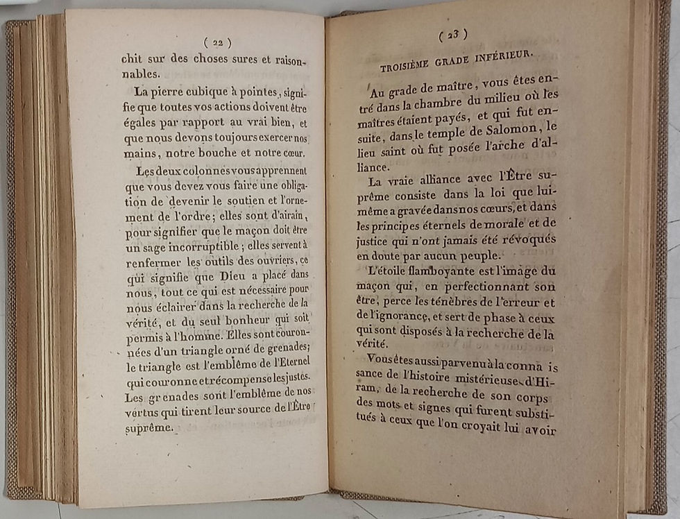 Miniature : Ouvrages de Franc-maçonnerie :  Règlement particulier de la R Loge de l’unité...