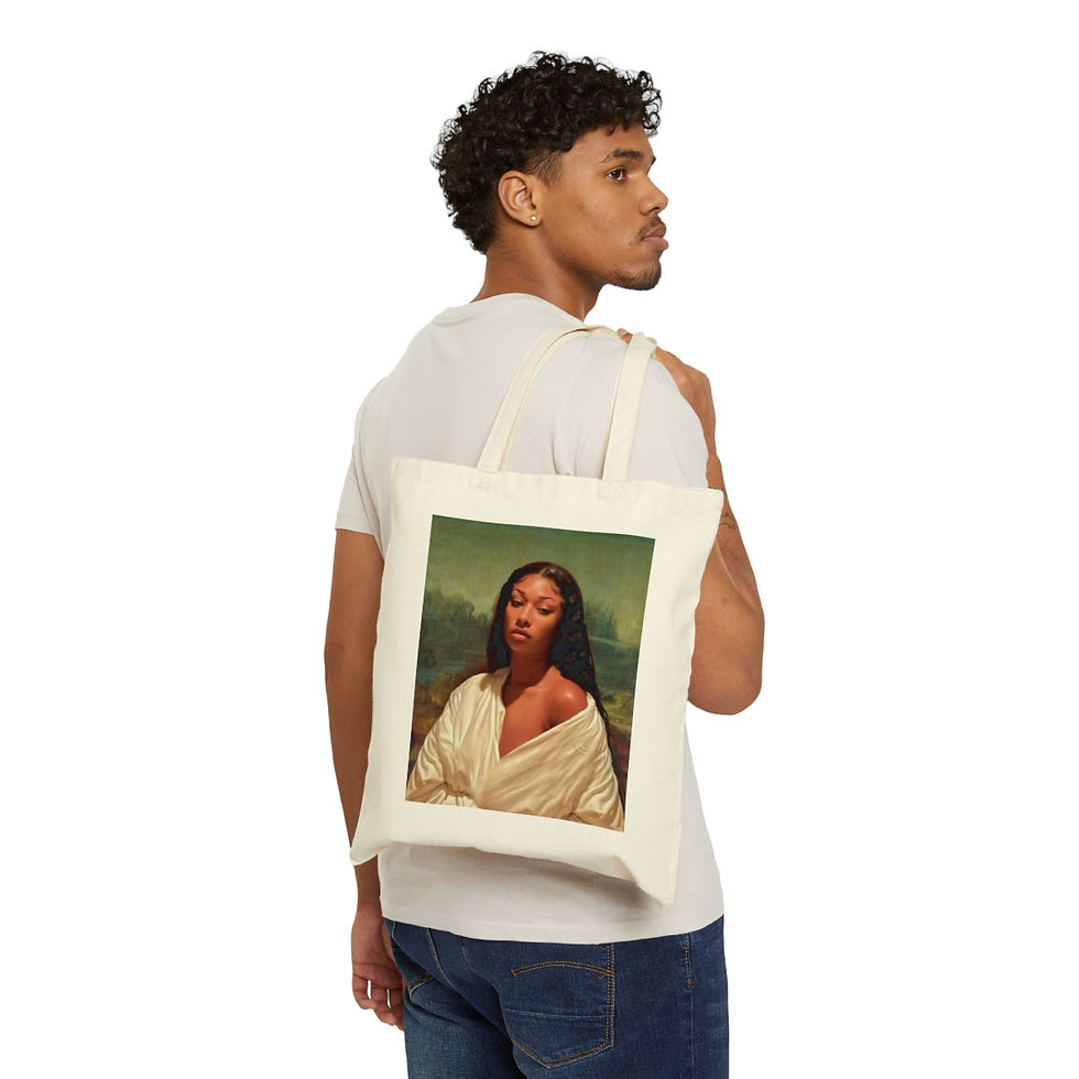 Thumbnail: Thee Hood Mona Lisa Tote Bag