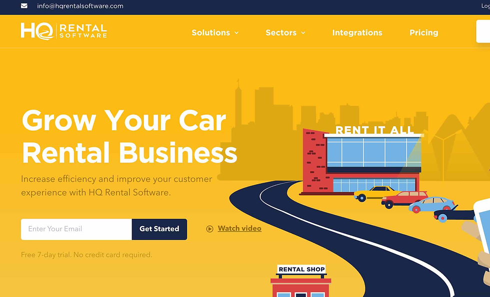 HQ Rental Software is built specifically for car and motorcycle rental companies