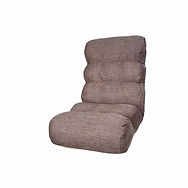 Front of the chair with the seat cover on