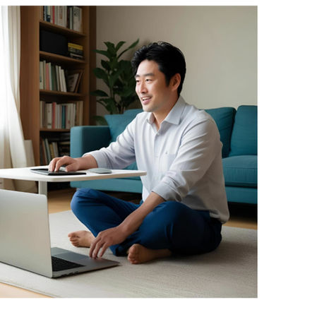 昭和男の在宅仕事風景